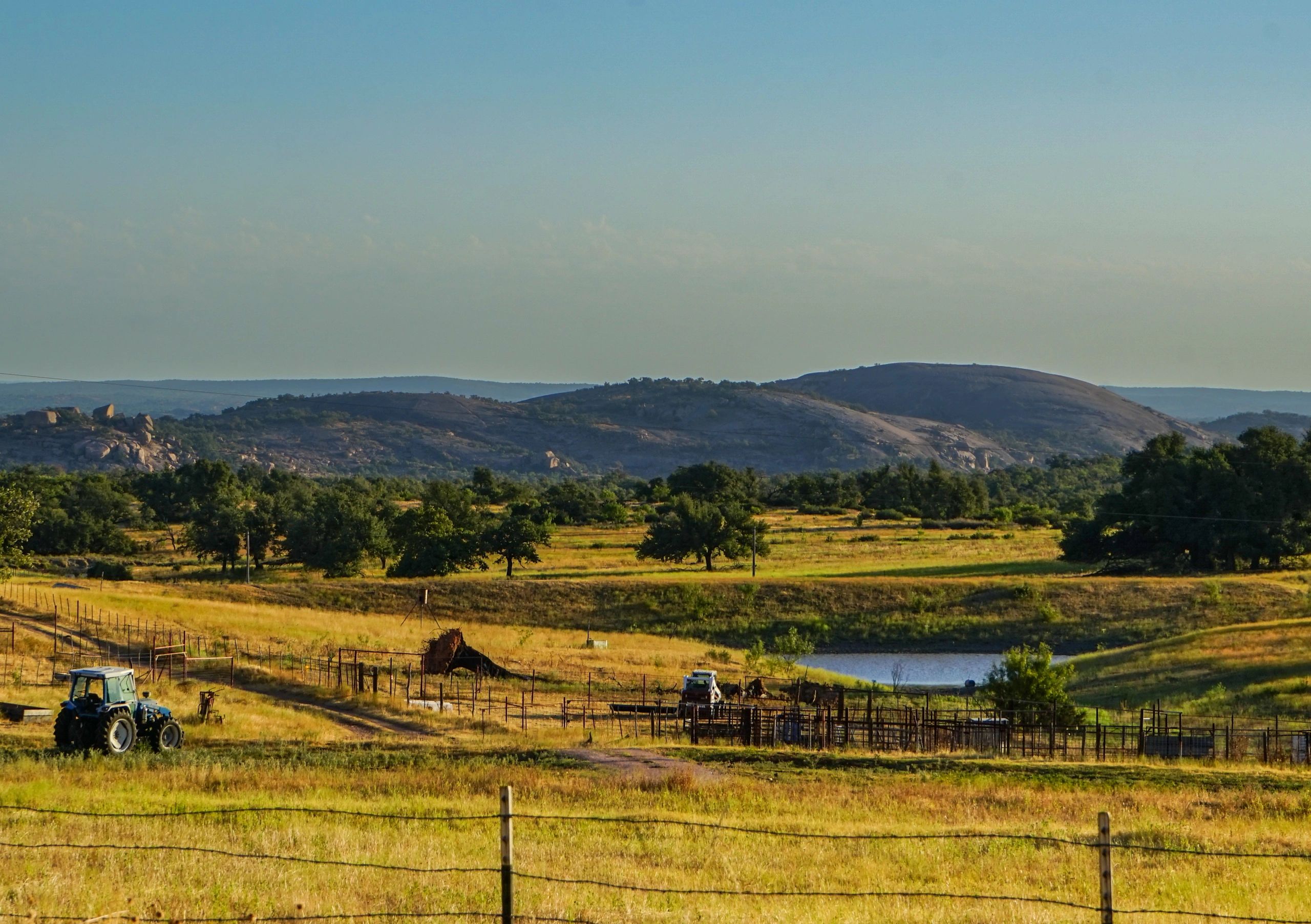 Highland cattle ranch scenic Texas